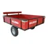 Moldemaq Carreta Reboque Basculante Para Quadriciclo   Moldemaq Cor Vermelho