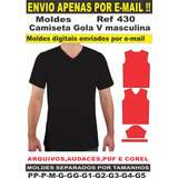 Moldes De Camiseta Manga Curta Gola V Masculina