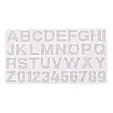 Moldes De Resina De Silicone- Moldes De Epóxi- 26 Letras Inglesas Números DIY Joias Molde De Resina Epóxi Alfabeto Silicone Casa Digital Cupcake Açúcar Bolo Artesanato Acessórios De Molde