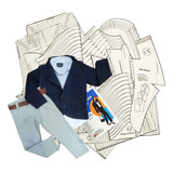 Moldes De Roupas Gabarito Blusa Calça Camisa E Blazer 