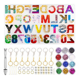 Moldes De Silicone Diy Letter 236pcs Alfabeto Grande