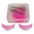 Moldes De Silicone Shine Pink 8 Pares   1par De Fita Oclusão