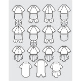 Moldes De Vestidos E Camisetas Raglan Para Cachorro   P502
