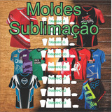 Moldes Digital De Camisetas Basicas Sublimação Do P Ao G3