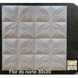 Moldes Forma Para Gesso No Formato 3d Flor Do Norte 30x30