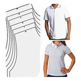 Moldes Profissionais Camisetas Polo Masculina E Feminina