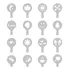 Moldes Stencils Para Decorar Cafe Capuccino Biscoto Bolo Cor Transparent
