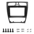 Moldura 2 Din 9 Pol Mercedes Classe C Classe Clk 02/04 Preta