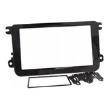 Moldura 2 Din Dvd Multimídia Black Piano Vw Amarok 2012 2016