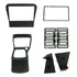Moldura 2 Din Multimidia Painel Preto Dvd Gm Celta G1 00/05