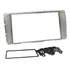 Moldura 2 Din Toyota Hilux 2012 A 2015 - Prata - Fiamon 2445