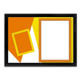 Moldura 30x42 A3 C vidro Diploma Foto Certificado Impressão