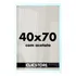 Moldura 40x70 Quadro Decorativo Acetato Poster Foto Corredor Cor Branco Liso