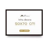 Moldura 50X70 Cm Quadro Quebra Cabeça Grow 1000 Pcs Acetato
