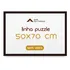 Moldura 50x70 Quebra Cabeça Grow Puzzle 1000 Pçs Sem Vidro