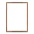 Moldura 50x75 Com Vidro Quadro 75x50 Madeira Foto Poster Cor Tabaco