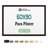 Moldura 60x90 Fundo Sem Vidro Quadro Poster Foto Impressão