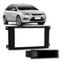 Moldura 7 Polegadas Ford Focus 2009 2010 2011 2012 2013 2 Din Preta