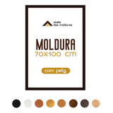 Moldura 70 X 100 Cm Para Quadro Pôster Arte Painel Com Petg