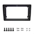 Moldura 9 Polegadas Audi A4 2003 À 2007 Preta