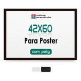 Moldura A2 60x42 Para Quadro Poster C Petg Melhor Qualidade