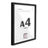 Moldura A4 21x30 Quadro C Vidro Poster Caixa Alta Fotografia