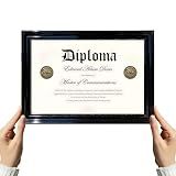 moldura diploma quadro decorativo 21x30 certificado fotografias parede preto