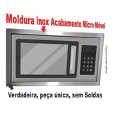 Moldura Acabamento Inox Embutir Microondas Britania