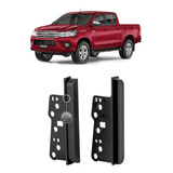 Moldura Acabamento Painel Multimidia 7 Pol Toyota Hilux Srv