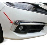 Moldura Aplique Farol Auxiliar Milha Honda Civic G10 2016 19