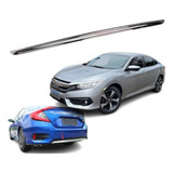 Moldura Aplique Para choque Traseira Honda Civic G10 2017