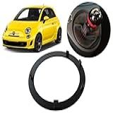 Moldura Aro Coifa Manopla De Reposição Compatível Com Câmbio Fiat 500 Cinquecento