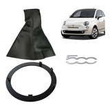 Moldura Aro Coifa Manopla Do Câmbio Fiat 500 Cinquecento