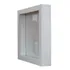 Moldura Caixa Alta 22x22cm Com Fundo Branco E Vidro