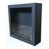 Moldura Caixa Alta 22x22cm Petro Vidro 53cm De Profundidade