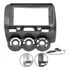 Moldura Central 2 Din Fit 2004 A 2008 Chicote Plug Antena Cor Grafite