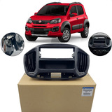 Moldura Central Painel Difusor Ar Fiat Novo Uno 2015 A 2021