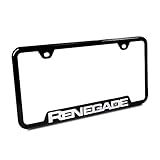 Moldura De Corte Renegade Preta Gravada A Laser Dourada Automotiva