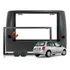 Moldura De Painel 2 Din Multimidia Dvd Mp5 Fiat Stilo 2003 2004 2005 2006 2007 2008 2009 2010 2011 2012 Preto