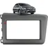 Moldura De Painel 2 Din Multimidia Dvd Mp5 Honda Civic 2014 2015 2016 Grafite