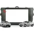 Moldura De Painel 2 Din Multimidia Dvd Mp5 Toyota Corolla 2007 2008 2009 2010 2011 2012 2013 2014 Grafite