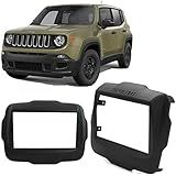 Moldura De Painel 2 Din Para Aparelho Original Jeep Renegade