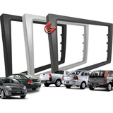 Moldura De Painel Autoplast Expex 2 Din Multimidia Dvd Mp5 Vectra Corsa Meriva Montana A Cor No Anúncio Cor Prata