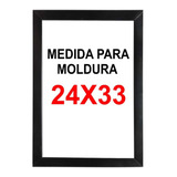 Moldura Decorativa 33x24 Para Foto 24x33 C/ Vidro Qualidade