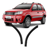 Moldura Do Parachoque Dianteiro Ecosport 2003 A 12 Preto Par