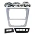 Moldura Dvd 2 Din 9 Polegadas Vw Gol Saveiro Voyage G5 Prata
