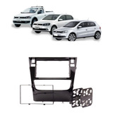 Moldura Dvd 2 Din Gol G6 Voyage Saveiro G6 Preto Black Piano