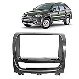 Moldura Fiamon 2 Din 7 Fiat Strada Strada Advent Palio Weekend Palio Weekend Advent Siena 13 19 Grafite Escuro Brilhante
