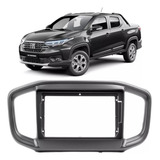 Moldura Fiat Strada 2021 Em Diante 9 Polegadas Preta