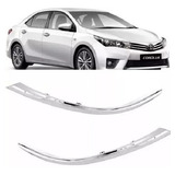 Moldura Friso Farol Corolla Cromado 2014 2015 2016 Novo